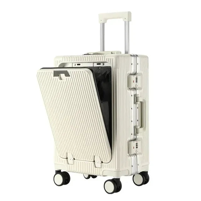 Valise à Roulettes Grande Capacité avec Chargeur USB – Élégance et Praticité au Service des Voyageurs - Pawnstar